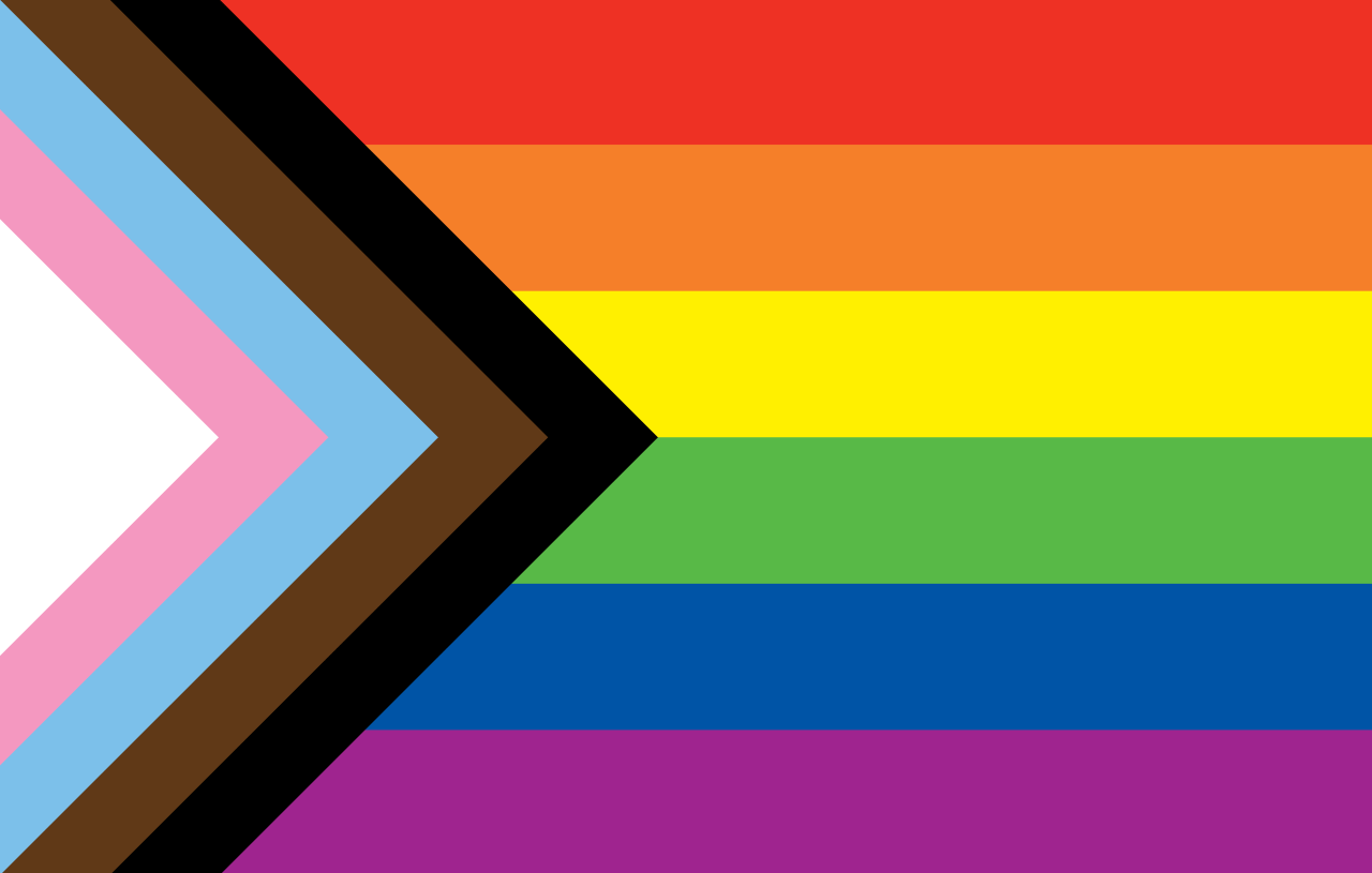 Trong thời đại hiện tại, chúng ta đang xem xét lại cách nhìn nhận sự đa dạng và sự chấp nhận trong xã hội. Hãy cùng nhìn vào hình ảnh với cờ Pride Progress Flag, một biểu tượng thể hiện sự tiến bộ và tôn trọng với mọi người.