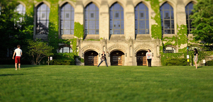 northwestern university campus arch