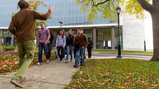 northwestern university campus visit